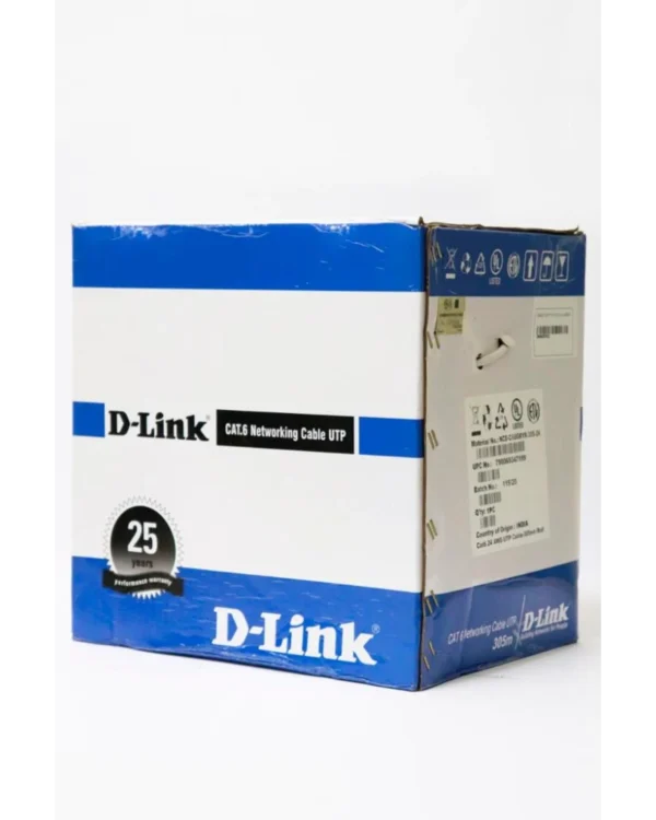 D-LINK CAT-6 UTP NETWORKING CABLE ROLL(305MTR / 1000FT) BOX