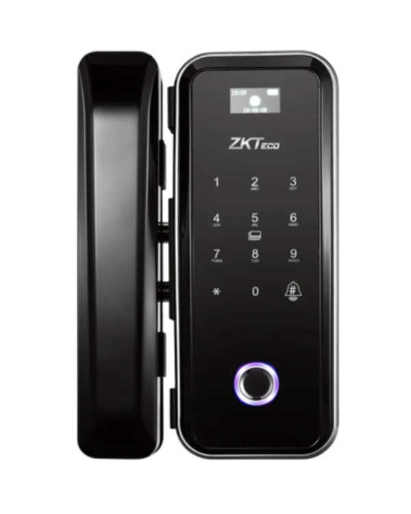 Zkteco GL300 Fingerprint · MF Card · Password Hybrid Verification Glass Door Lock