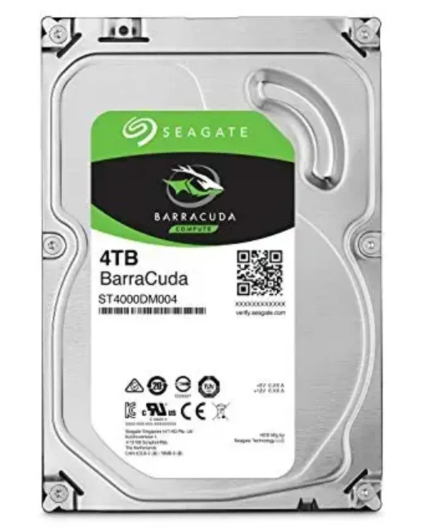 Seagate 4TB BarraCuda ST4000DM004 256MB Cache SATA 6.0Gb/s 3.5" Internal Hard Drive