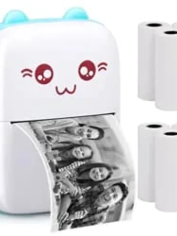 Mini Portable Photo Printer Bluetooth Mobile Pocket Thermal Printer for Smart Phone