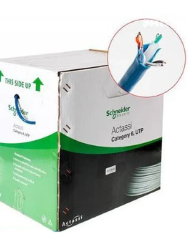 Schneider Actassi Cat6 UTP Unshielded Cable Roll, 305M