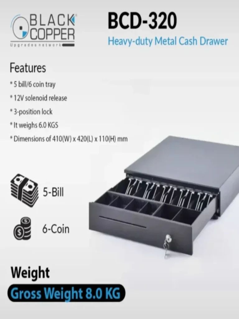 Cash Machine Black Copper Model BCD-320