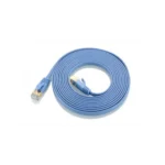 Black Copper Cat-6 UTP Indoor Single Jacket Cable Roll (Blue)