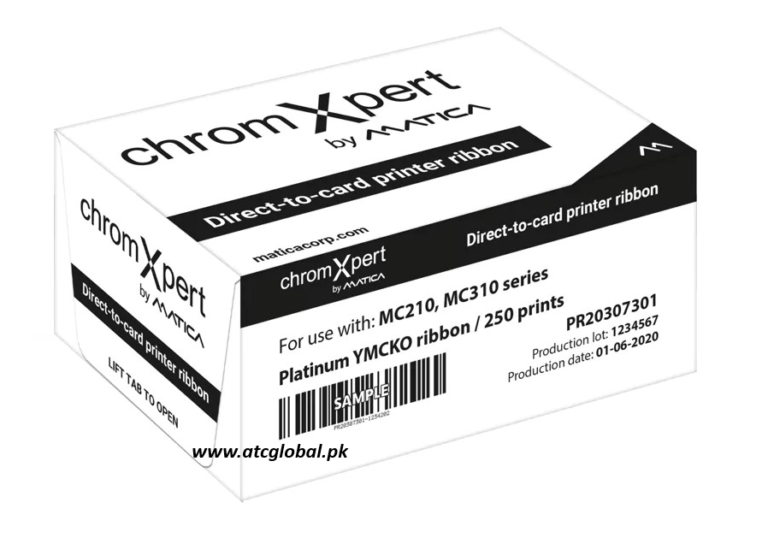 Matica YMCKO-K chromXpert Platinum Color Ribbon for MC Series Printers