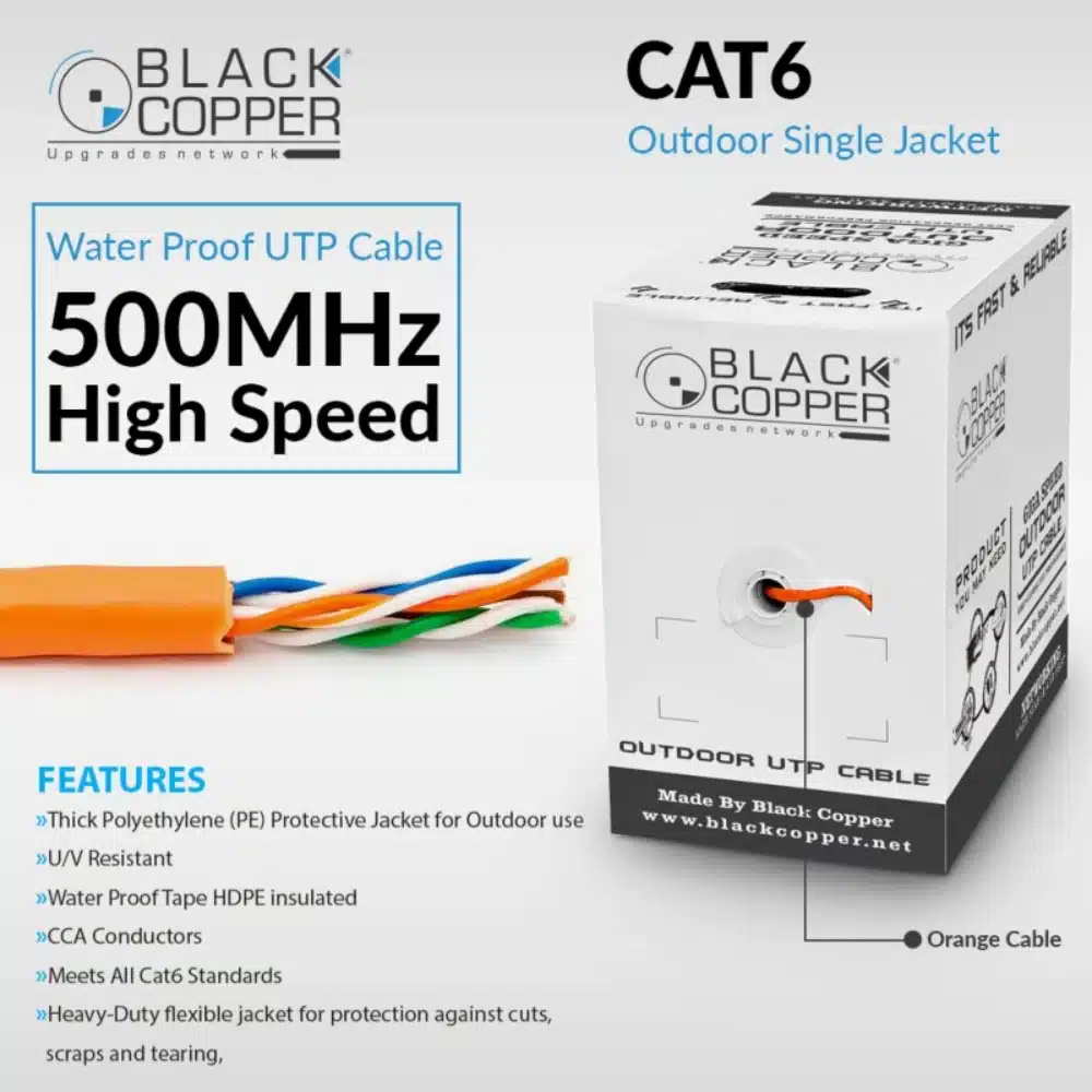 black-copper-cat-6-utp-single-jacket-orange.webp Black Copper Cat-6 UTP Single Jacket Orange - Image 1