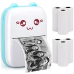Mini Portable Photo Printer Bluetooth Mobile Pocket Thermal Printer for Smart Phone
