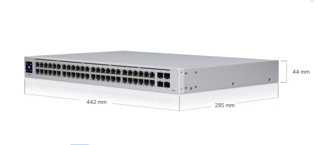 Ubiquiti UniFi Switch USW-48-Port PoE Switch 195W