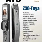 Z30 Tuya Smart Door Lock with Face Recognition & App Control Price in Pakistan