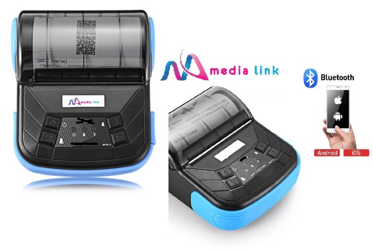 Media Link MPT-3 3-Inch Mobile Thermal Receipt & Label Printer